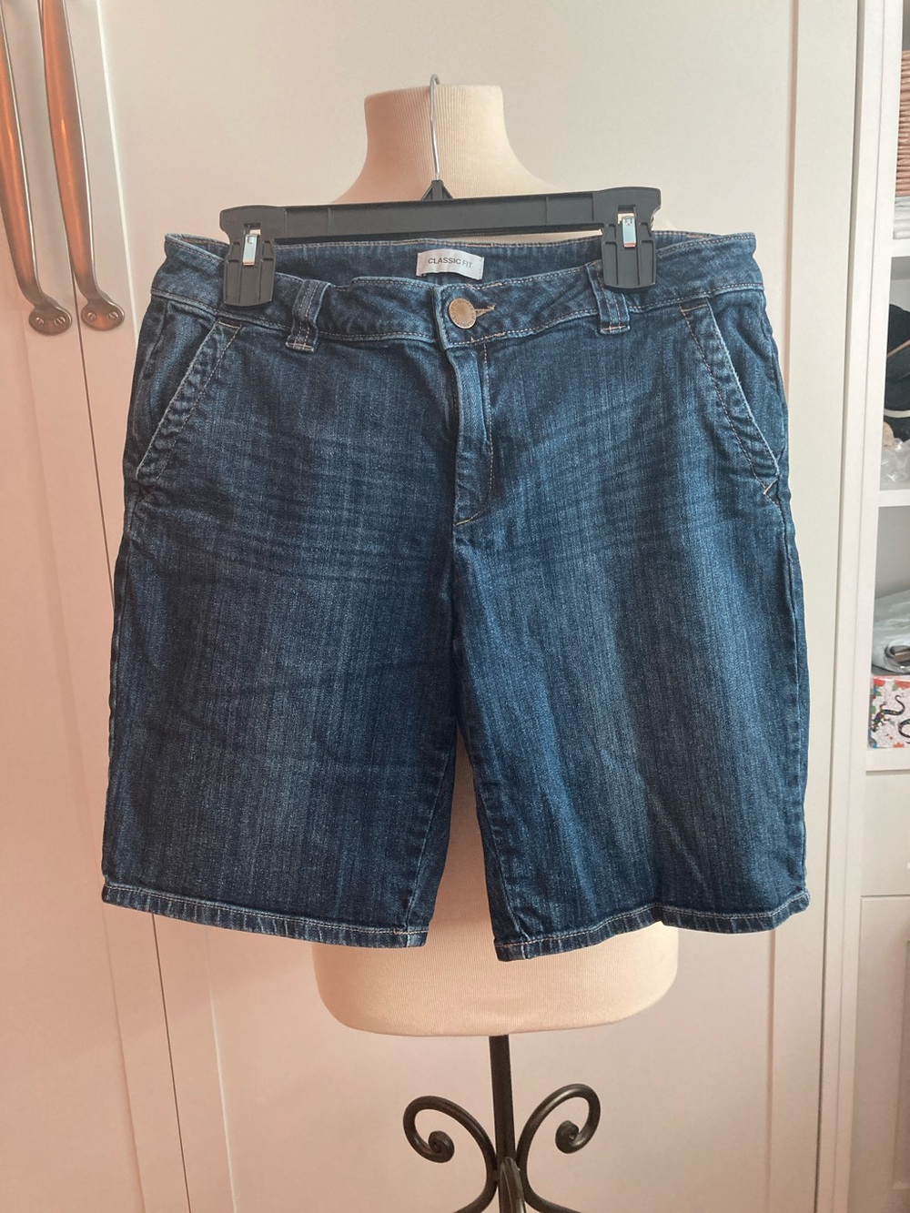 Liz Claiborne denim bermuda shorts